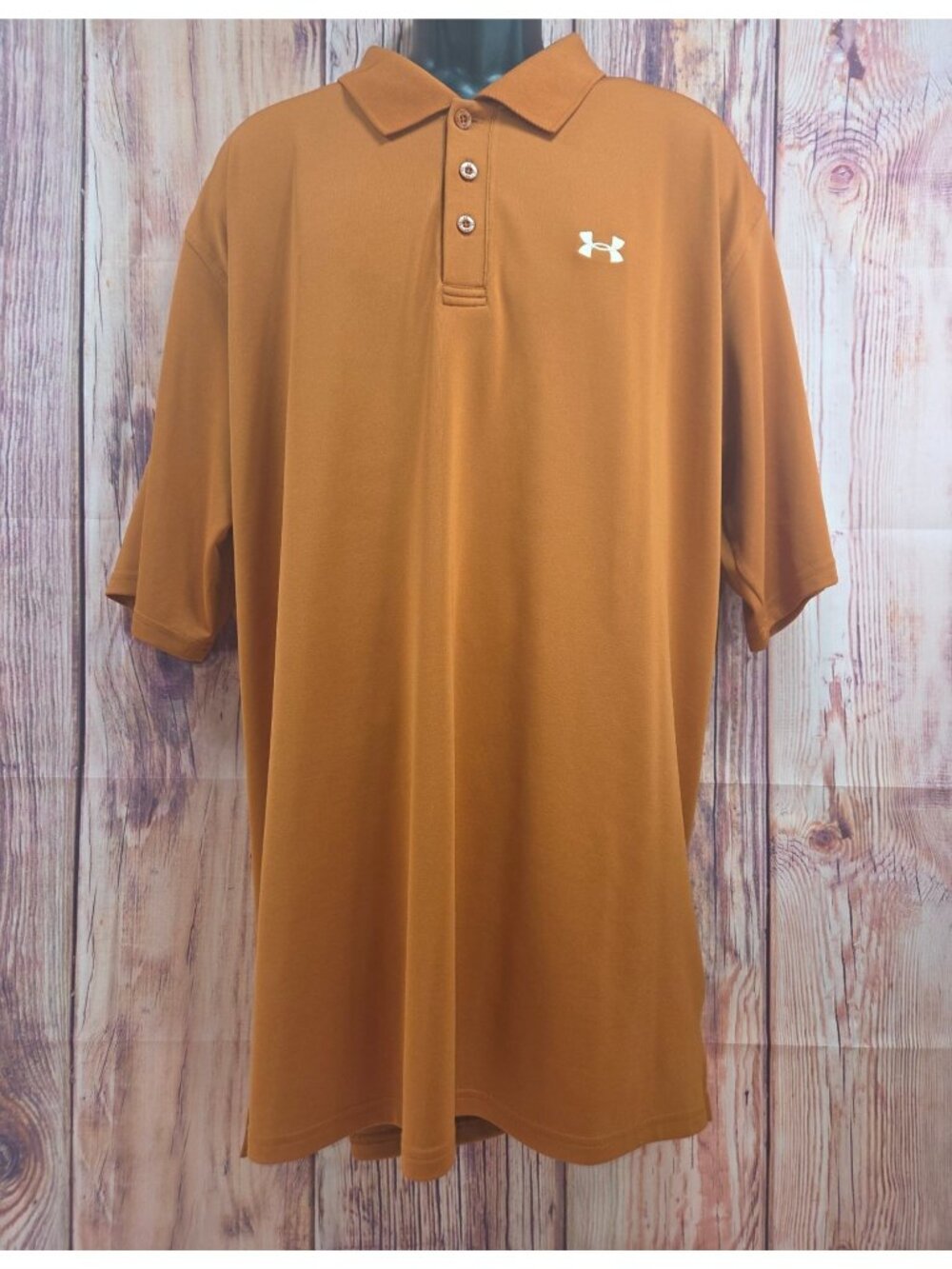 Under Armour Performance Burnt Orange Polo Size 3XL